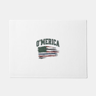 O’Merica Vintage-Flag-Shirt-Design mit Absicht bes Fußmatte