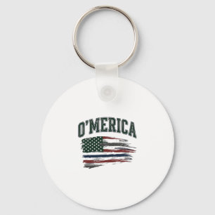 O’Merica Vintage-Flag-Shirt-Design mit Absicht bes Schlüsselanhänger