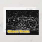 o Modellbahn skalieren - Ghost Train Postkarte (Vorne/Hinten)