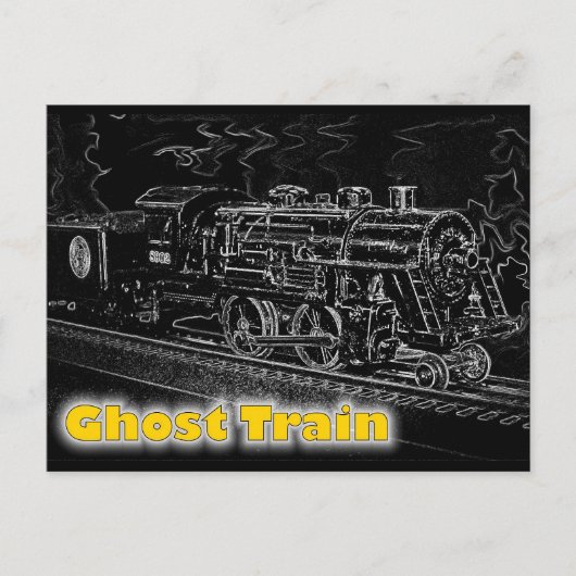 o Modellbahn skalieren - Ghost Train Postkarte (Vorderseite)