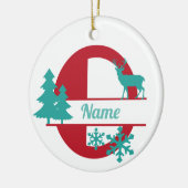 O Monogram Urlaubsheim Tree Ornament (Links)