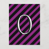 O Monogramm Postkarte (Vorderseite)