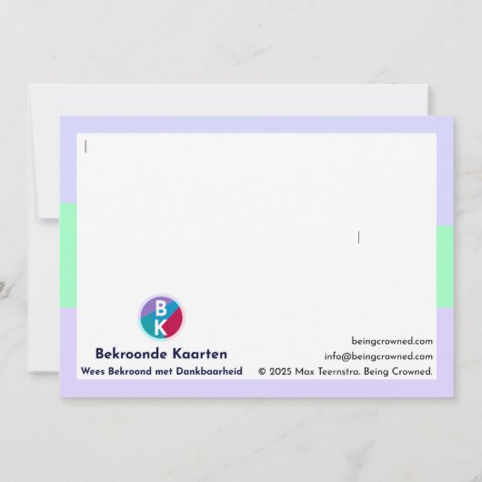 O, Oogarts Dankeskarte (Rückseite)