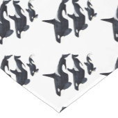 O.orca-fond transparent kurzer tischläufer (Ecke)