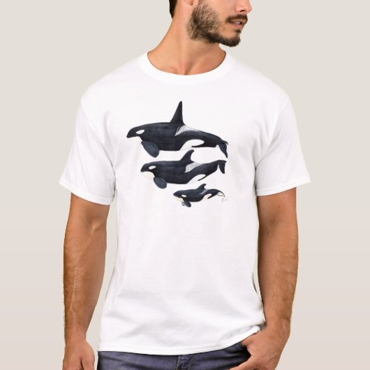 O.orca-fond transparent T-Shirt (Vorderseite)
