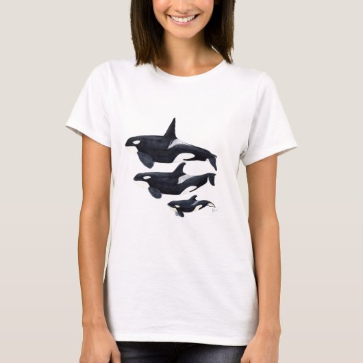 O.orca-fond transparent T-Shirt (Vorderseite)