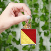 O Oscar Wasserfarben Wasserzeichenflagge Schlüsselanhänger (Hand)