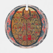 O Radix Jesse Jesse-Baum Advent Ornament Aus Metall (Vorderseite)