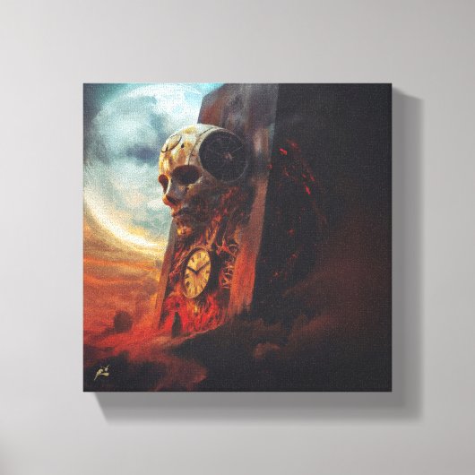O Relógio e a Mortalha Leinwanddruck (Vorderseite)