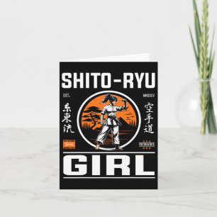 O Ryu Girl Präzision und Stil in Karate Design! Karte