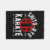 O Ryu Karate Do Martial Arts Japan Tokyo  Fleecedecke (Vorderseite (Horizontal))