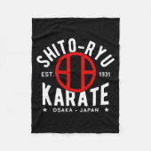 O Ryu Karate Do Martial Arts Japan Tokyo Fleecedecke (Vorderseite)