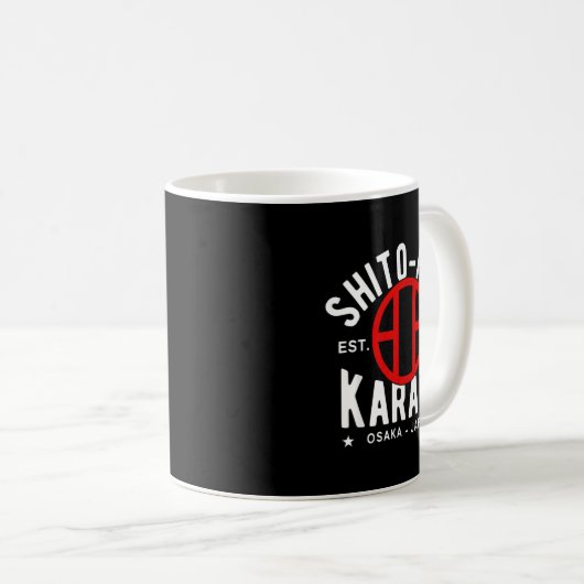 O Ryu Karate Do Martial Arts Japan Tokyo Kaffeetasse (VorderseiteRechts)