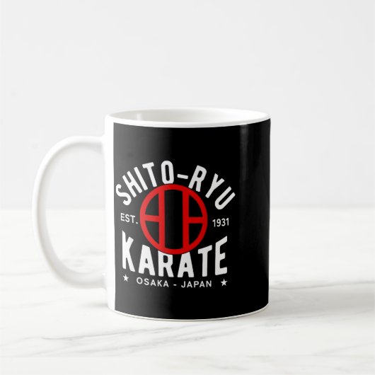 O Ryu Karate Do Martial Arts Japan Tokyo Kaffeetasse (Links)