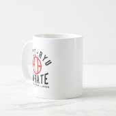 O-ryu Karate Japan Kampfsport Kaffeetasse (Vorderseite Links)