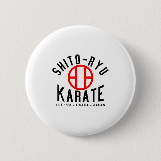 O-ryu Karate Japan Martial Arts  Button (Vorderseite)