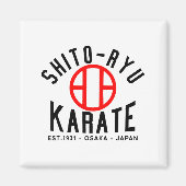 O-ryu Karate Japan Martial Arts  Magnet (Vorne)