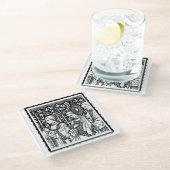 O Sacrament Most Holy Monstranstranstranz mit Prie Glasuntersetzer (Schrägansicht)