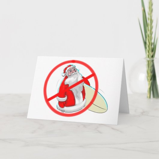 O sAnTa! Feiertagskarte (Vorderseite)