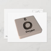 O Sauerstoff Postkarte (Vorne/Hinten)