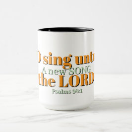 O sing unto the LORD Christian Mug Tasse
