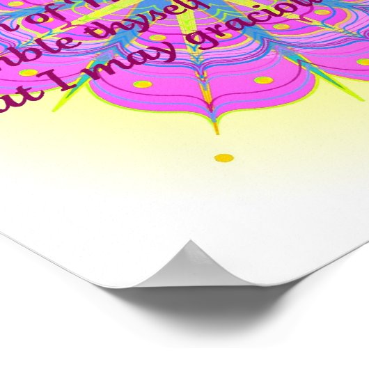 O Sohn des Menschen! Poster (Ecke)