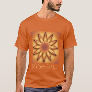 O Sole Mio. Abstrakte geometrische Gradientextur.  T-Shirt
