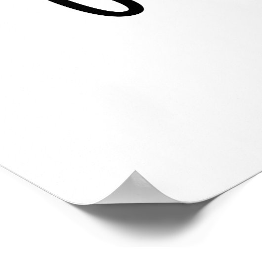 O soy-le-mio Funny Singing Soy Sauce Pun Poster (Ecke)