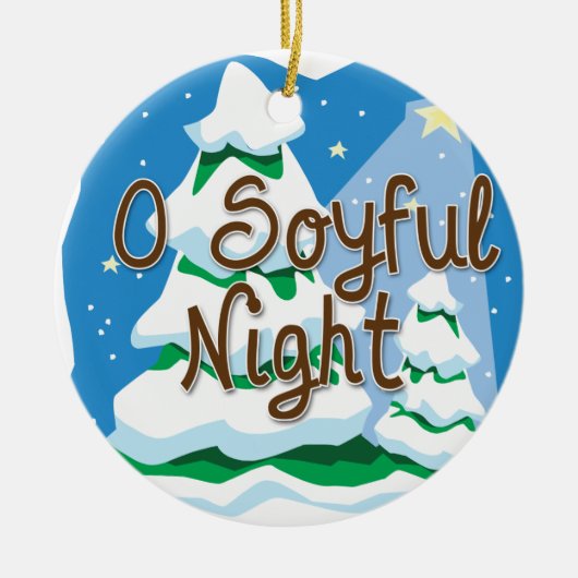 O Soyful Night Keramikornament (Vorne)
