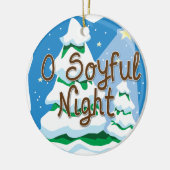 O Soyful Night Keramikornament (Links)