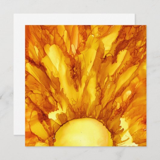 O Steigende Sonne Feiertagskarte (Vorne/Hinten)