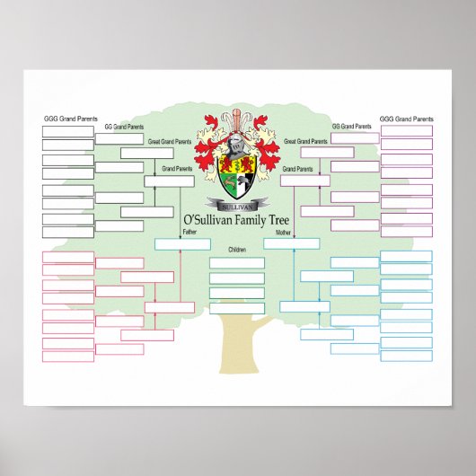 O-Sullivan-Family-Tree Poster (Vorne)