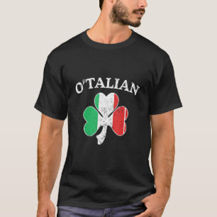 O Talian Irish Kleeblatt St Patricks Day Me T-Shirt