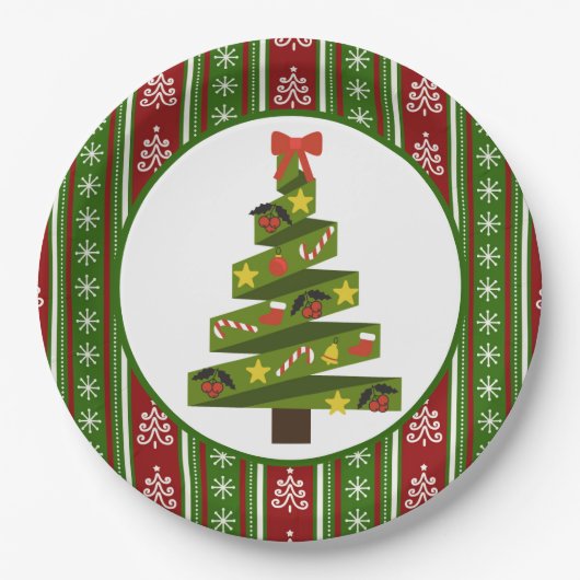 O Tannenbaum Pappteller (Vorderseite)