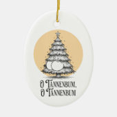 O Tannenbum Christmas Butt punny joke ornament (Vorne)