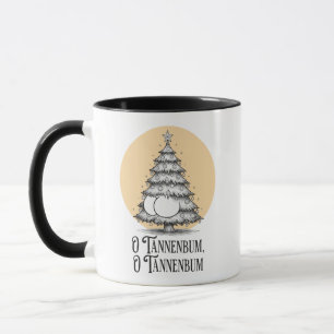 O Tannenbum Weihnachts-Po Pobackwitze-Tasse Tasse