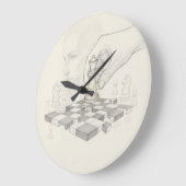 O Tempo da Estratégia Große Wanduhr (Winkel)