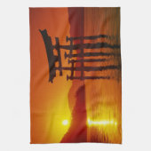 O-Torii Gate, Itsukushima-Schrein, Miyajima Handtuch (Vertikal)