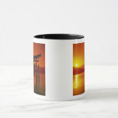 O-Torii Gate, Itsukushima-Schrein, Miyajima Tasse (Zentrum)