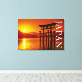 O-Torii Gate, Itsukushima Shrine | Miyajima, Japan Leinwanddruck (Insitu (Holzboden))