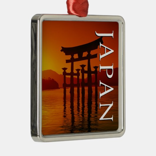 O-Torii Gate, Itsukushima Shrine | Miyajima, Japan Ornament Aus Metall (Rechts)