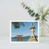 O-torii, Itsukushima-Schrein: Japan Postkarte (Stehend Vorderseite)