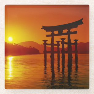 O-Torii-Tor, Itsukushima-Schrein, Miyajima Glasuntersetzer