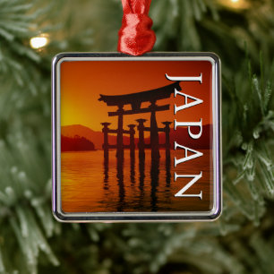 O-Torii-Tor, Itsukushima-Schrein   Miyajima, Japan Ornament Aus Metall