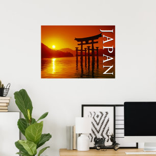O-Torii-Tor, Itsukushima-Schrein   Miyajima, Japan Poster