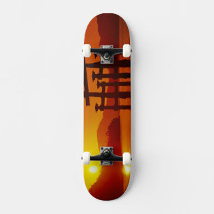 O-Torii-Tor, Itsukushima-Schrein, Miyajima, Skateboard