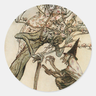 O Tree of Mine Runder Aufkleber