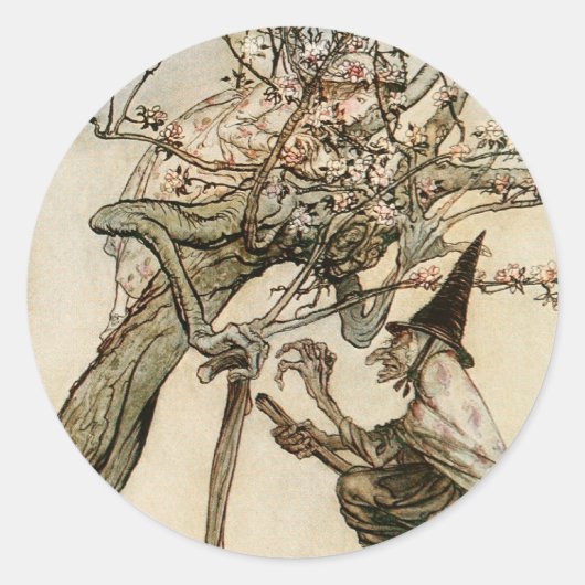 O Tree of Mine Runder Aufkleber (Vorderseite)