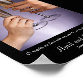 O verherrlicht den Herrn mit mir Poster (Ecke)