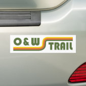 O&W-Bahnstrecke Autoaufkleber (Auf Auto)